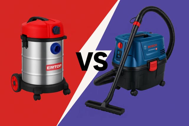 Bosch GAS 15 PS və Emtop 1400W Tikinti Tozsoranları