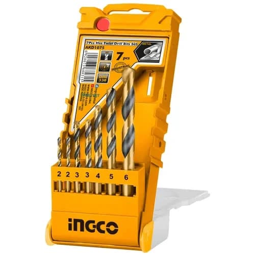 Dəmir sverlo dəsti 2-6mm 7 parça INGCO