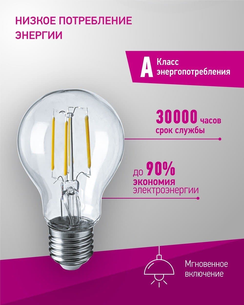 Lampa OLL-FA60 13W 230V 4000k E27 ONLAYT
