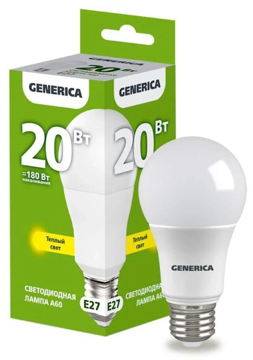 Lampa led armud A60 20W 4000K E27 Generica