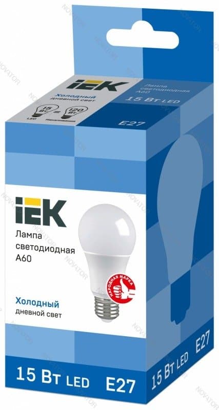 Diodlu işıq lampasıA60 kürə 15Vt230V 6500K E27 İEK