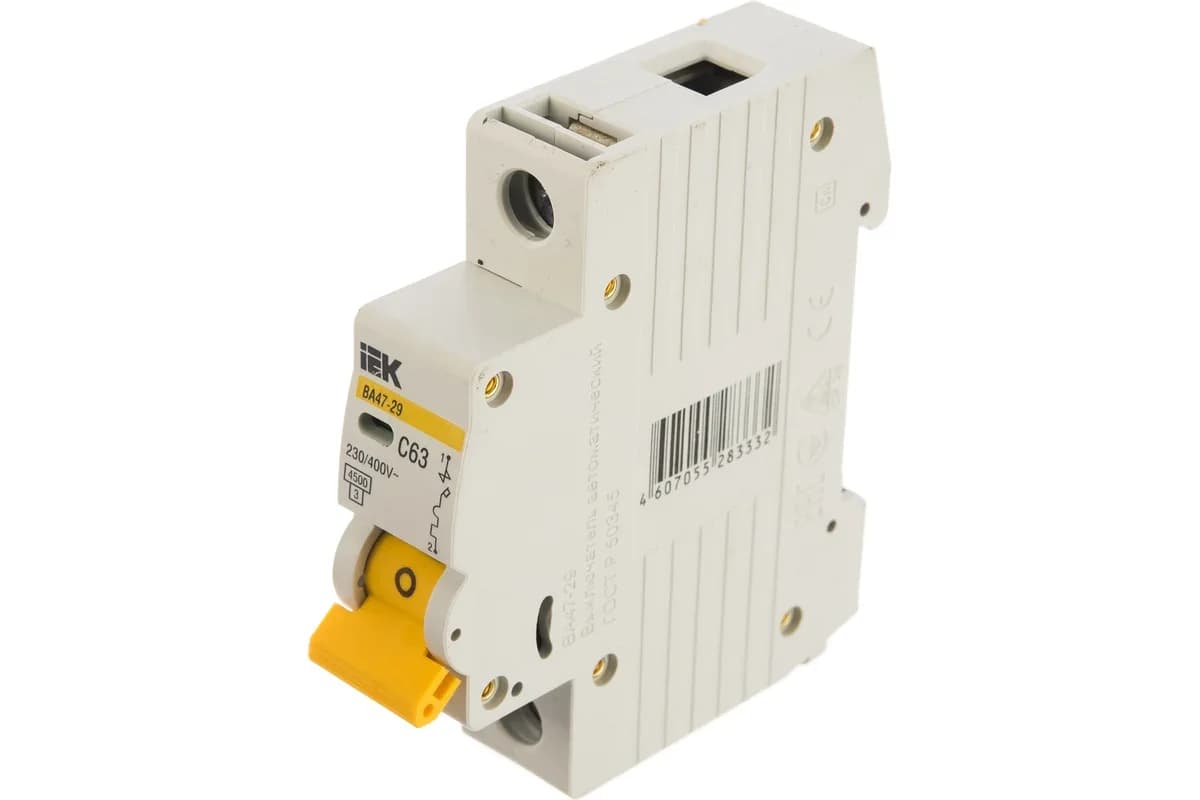 Avtomatik elektrikaçarı ВА47-29 1Р20А 4,5кА х-ка С İEK