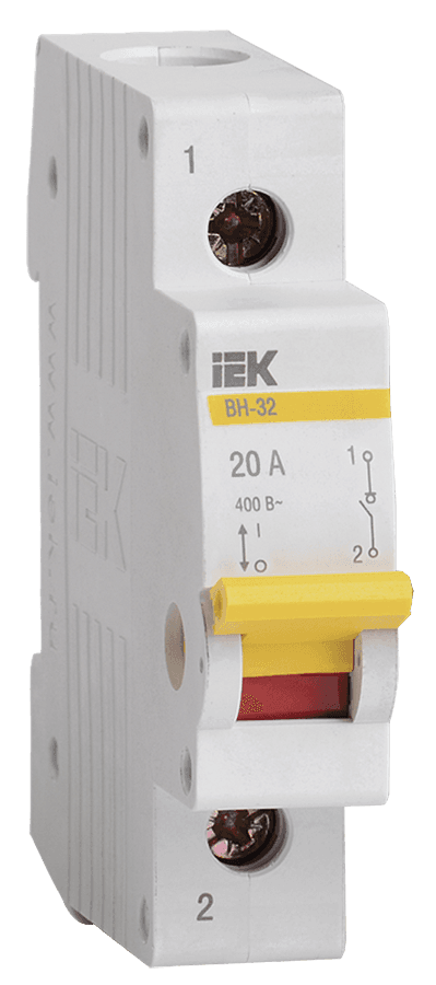 Elektrik açarı 1li işıqlı VS20-1-1-QPB Hermes plus ağ İEK