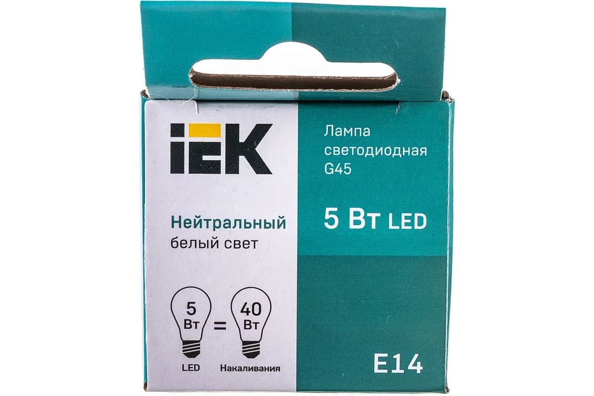 Led E14 kürə G45 5W 4000k 230V İEK