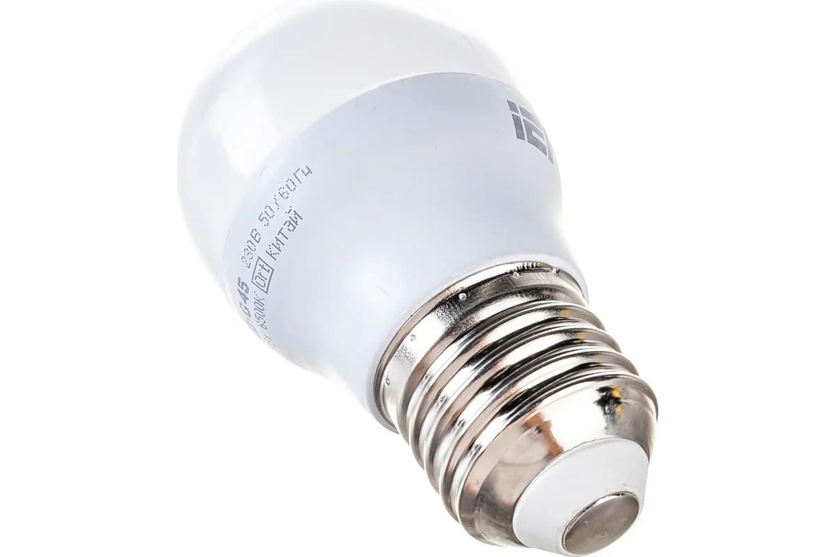 Led E27 kürə G45 5W 6500k 230V İEK