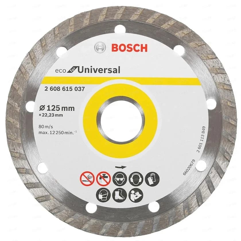 Almaz disk ECO Univ.Turbo 125x22.23mm BOSCH
