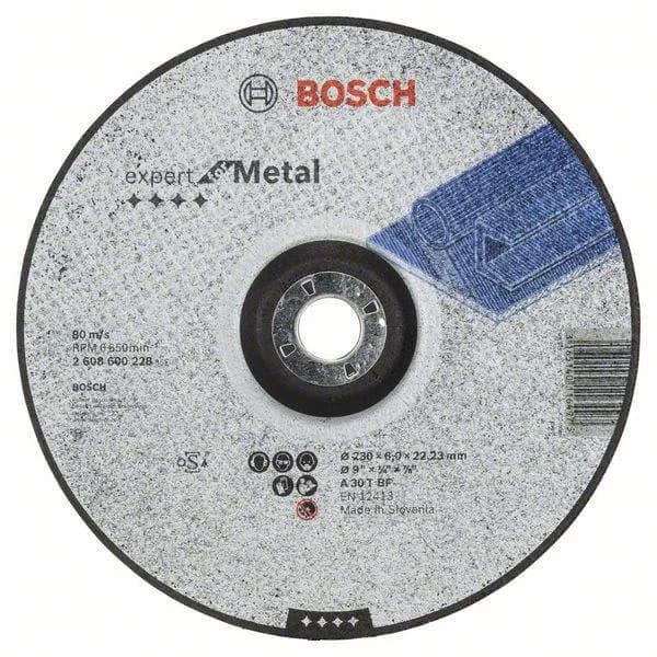 Disk metal göbəkli 230mm BOSCH