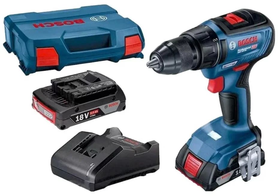Drel batareyalı GSB 18V-50 2x2.0Ah BOSCH
