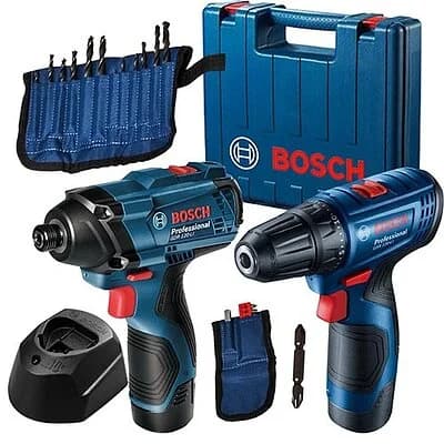 Drel batareyalı GSR 120-LI+GDR 120-LI in Case BOSCH