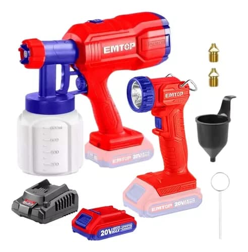 Sprey tapançası batareyalı 20V Emtop
