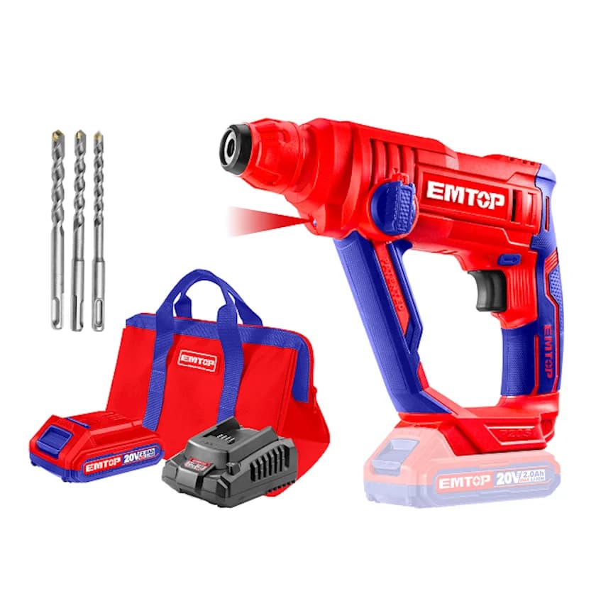 Perforator batareyalı 20V Emtop