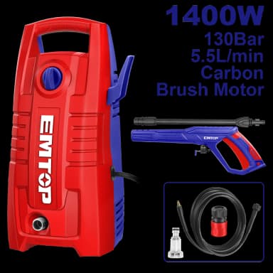 Yüksək təzyiqli yuyucu 1400W Emtop