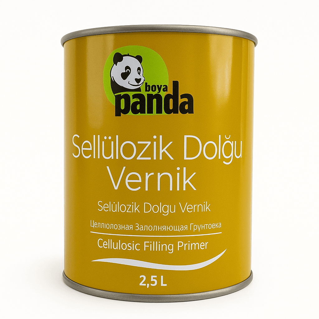 Sellülozik dolğu vernik 0.75L Panda