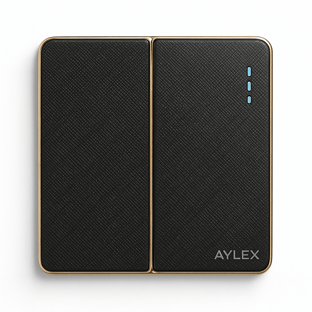 Açar 2-li 10A K2 akrilik boz Aylex