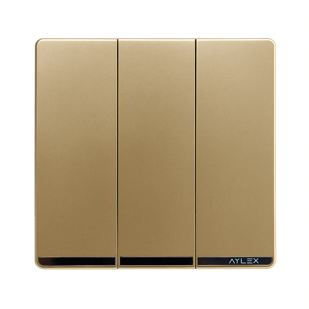 Açar 3-lü 10A A4 qızılı Aylex