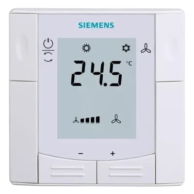 2 borulu ventilyator üçün otaq termostatı Siemens