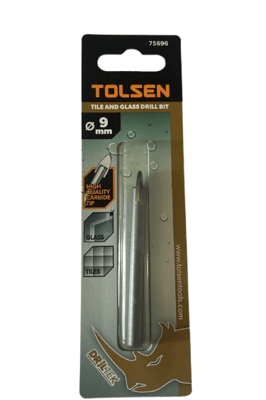 Sverlo şüşə üçün 9mm Tolsen