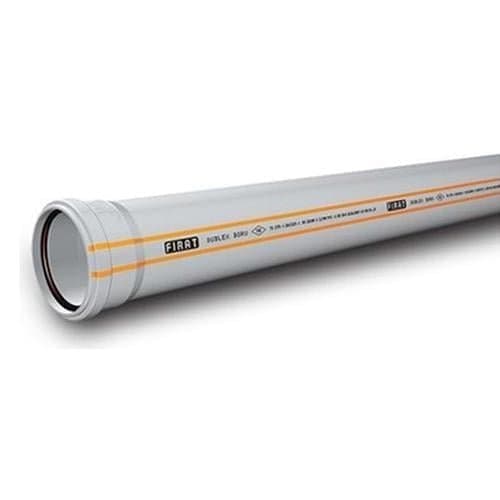 50/500 PVC 1.8 mm tullantı su borusu Fırat
