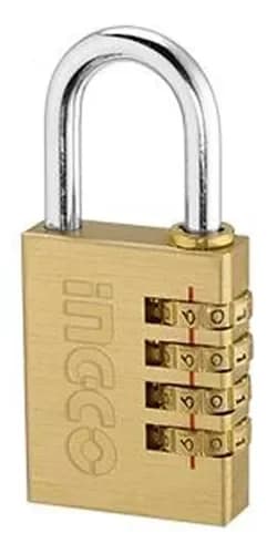 Qıfıl 40mm 4 şifrəli INGCO