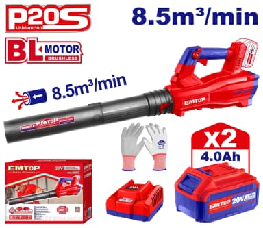Batareyalı hava vuran  20V 8.5m 3dəq Emtop