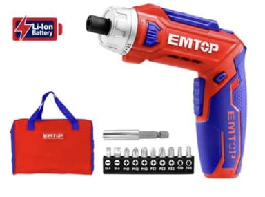 Akkumulyatorlu vintburan tapanca tip 8V Emtop