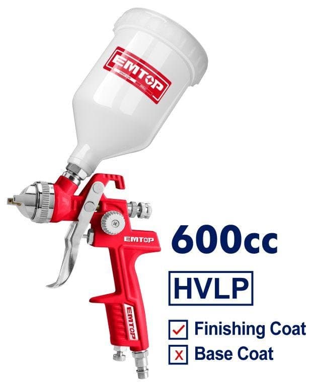 Sprey boya tapançası 600cc Emtop