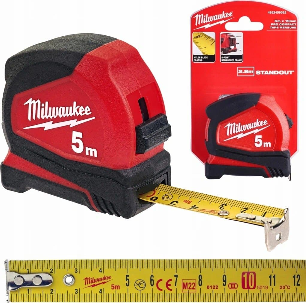 Ölçü metrəsi S5m/19mm Milwaukee
