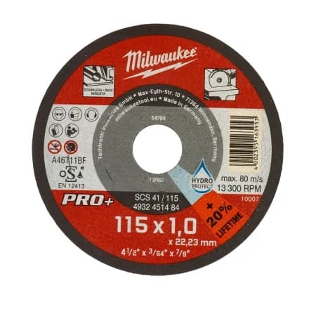 Disk metal Pro+ SCS 41 115x1 mm Milwaukee