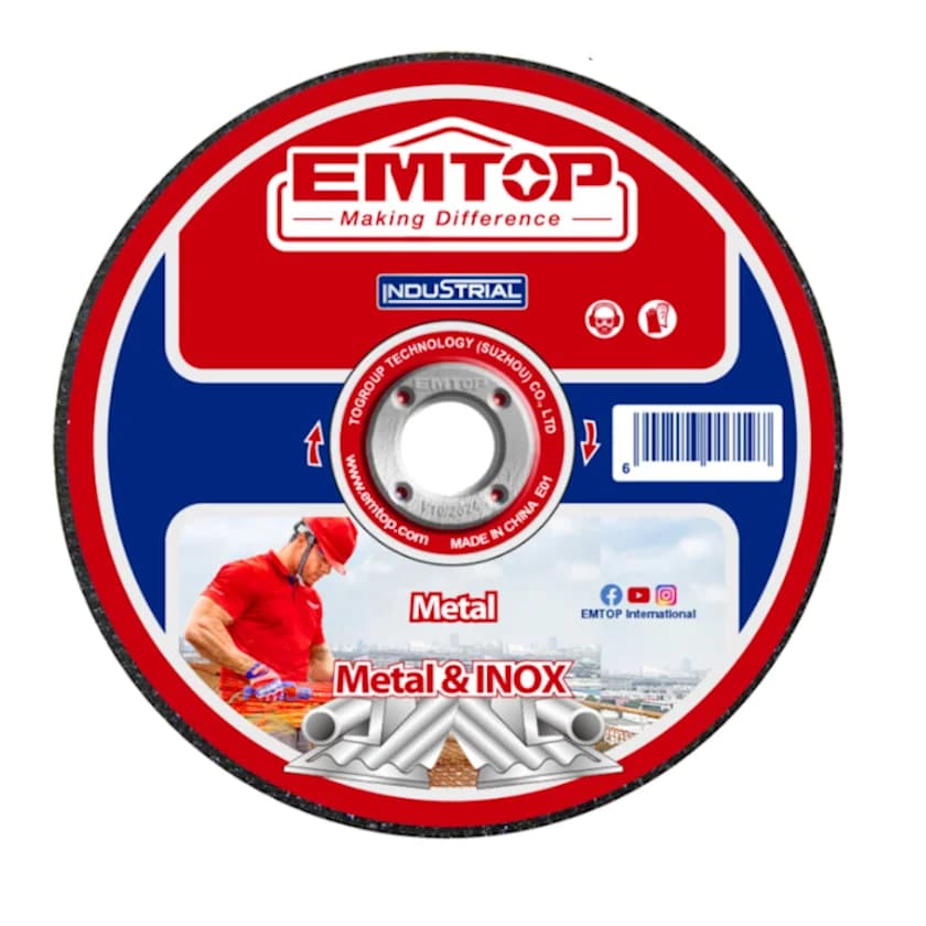 Disk metal 125x1.0mm Emtop