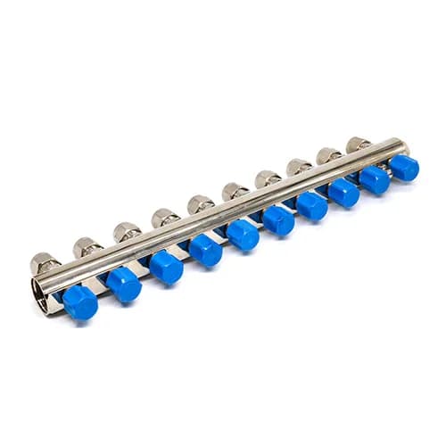 Kollektor 1" özü vanalı 16mm 10 ağızlı Batu