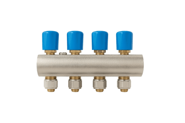 Kollektor 1" özü vanalı 16mm 4 ağızlı Batu