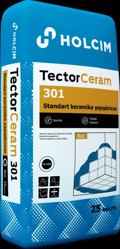 Keramika yapışdırıcısı 25kq Tector Ceram 301 Holcim