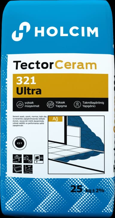 Keramika yapışdırıcısı 25kq Tector Ceram 321 Holcim