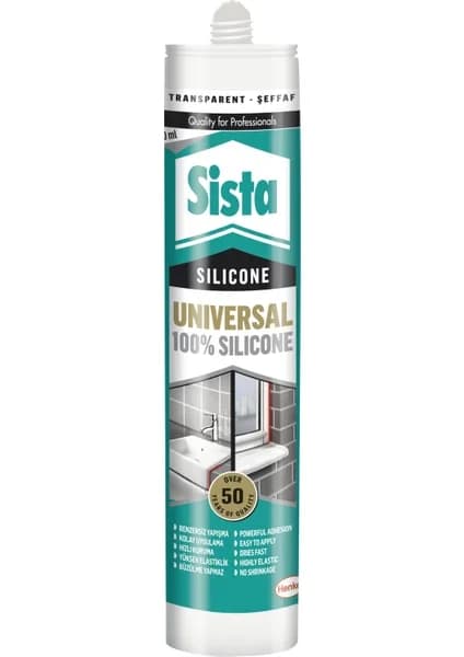 Universal Silikon şəffaf 280ml Sista