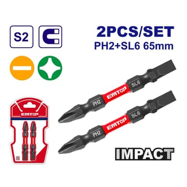 Drel ucluğu PH2 65mm (+SL6) Emtop