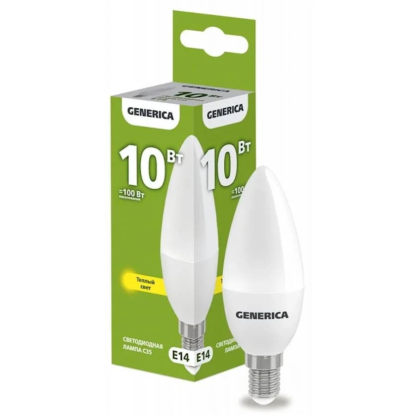 Lampa led şam C35 10W 4000K E14 Generica