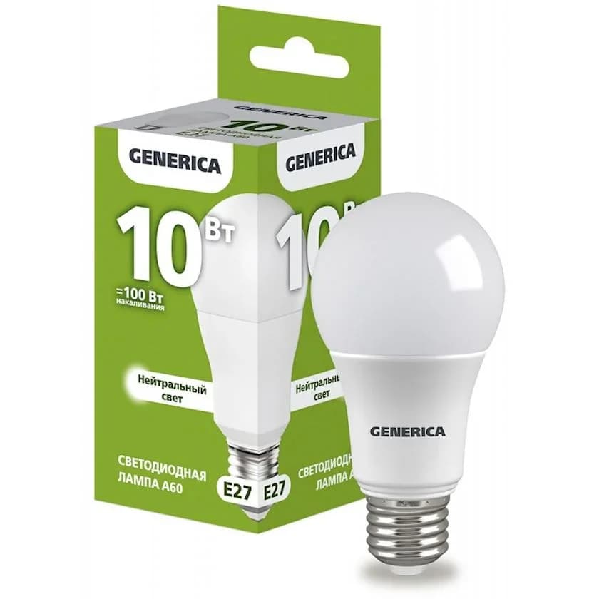 Lampa led armud A60 10W 6500K E27 Generica