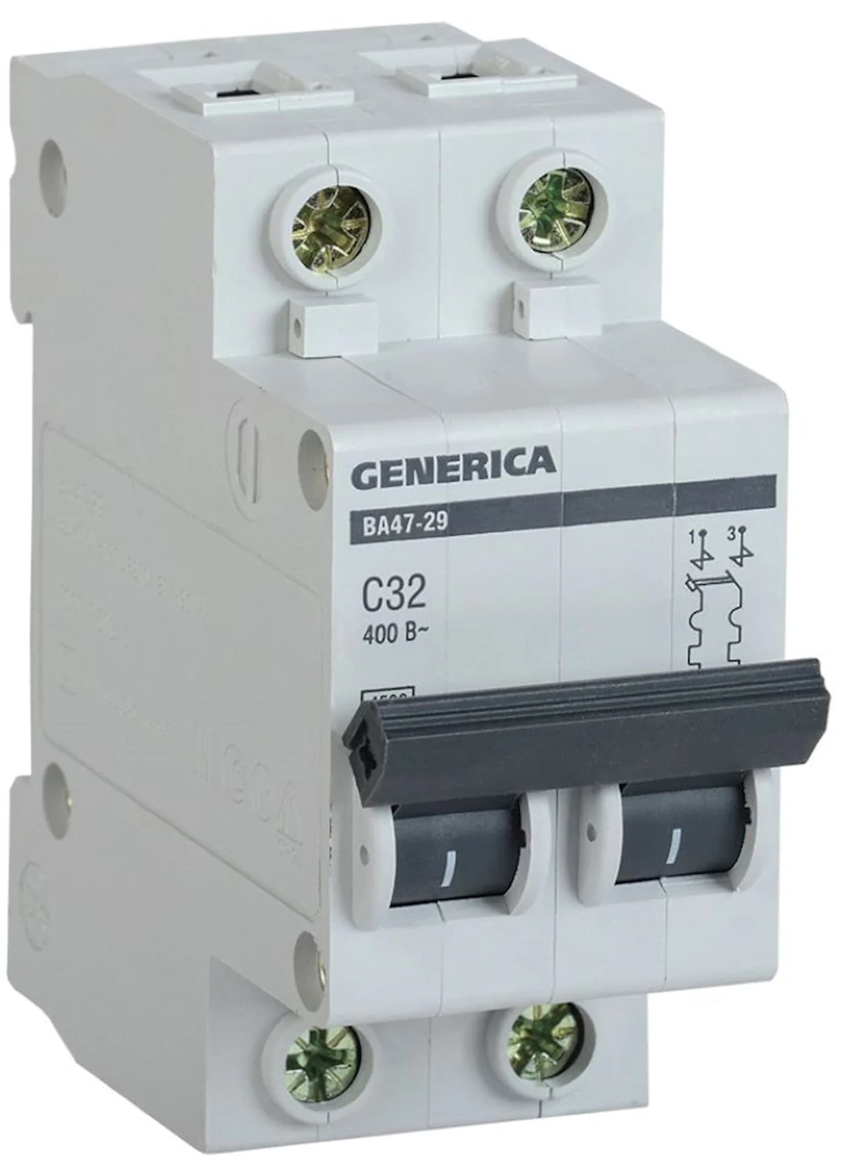 3x40A C tipli 4.5kA Avtomat BA47-29 Generica