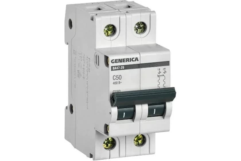 2x40A C tipli 4.5kA Avtomat BA47-29 Generica