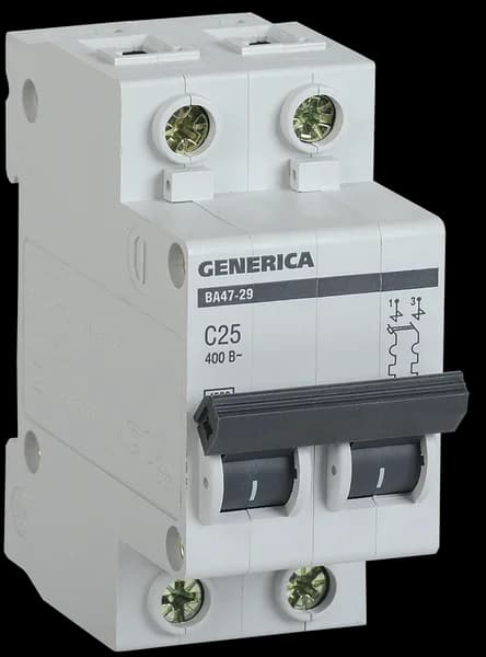 1x16A C tipli 4.5kA Avtomat BA47-29 Generica