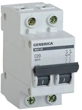 1x32A C tipli 4.5kA Avtomat BA47-29 Generica