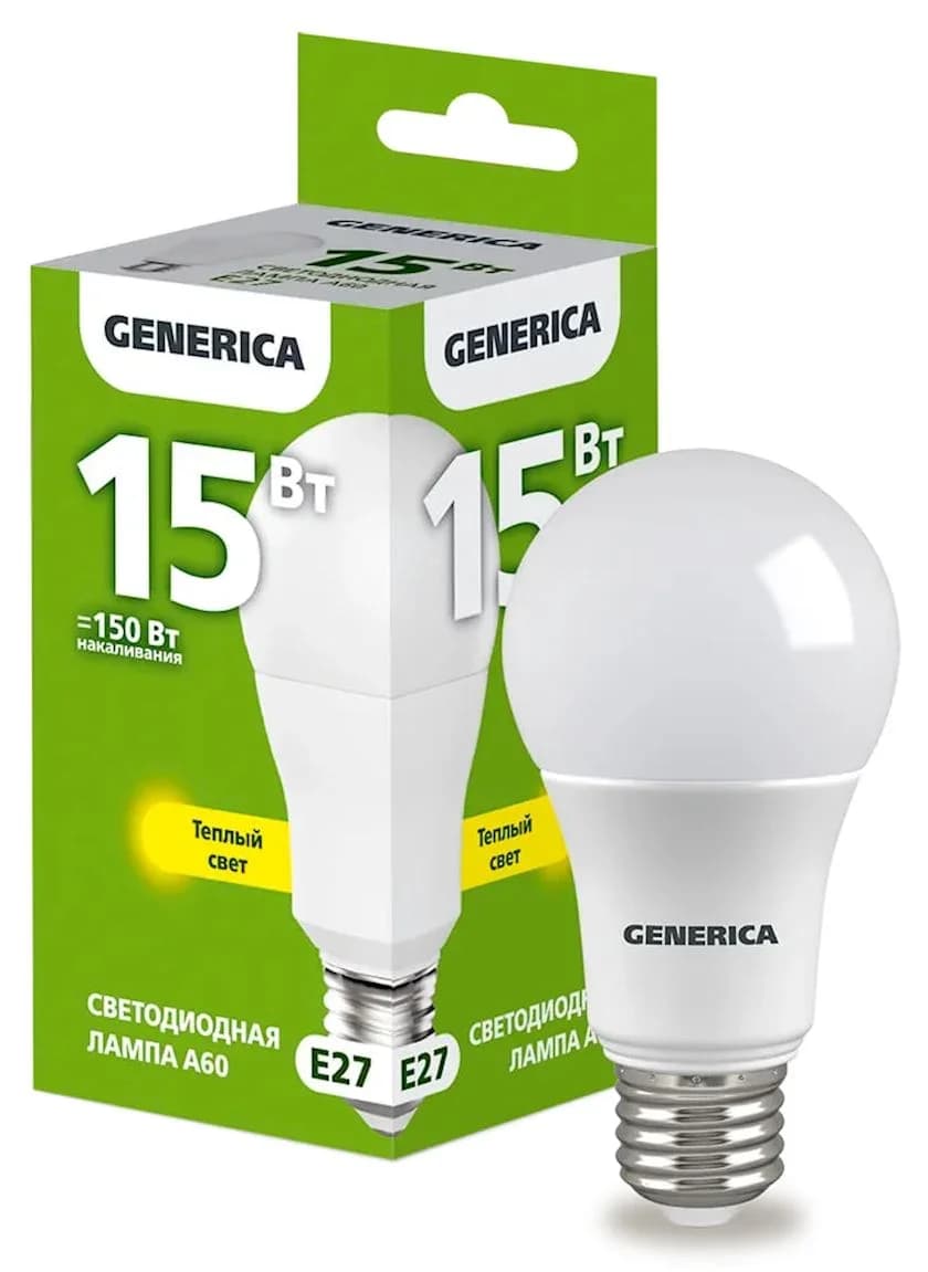 Lampa led armud A60 15W 4000K E27 Generica