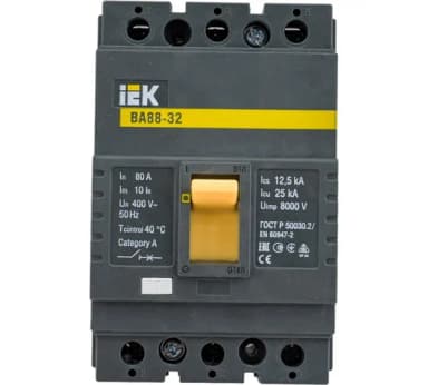 Avtomatike lektrikaçarı ВА88-32 3Р80А 25кА İEK