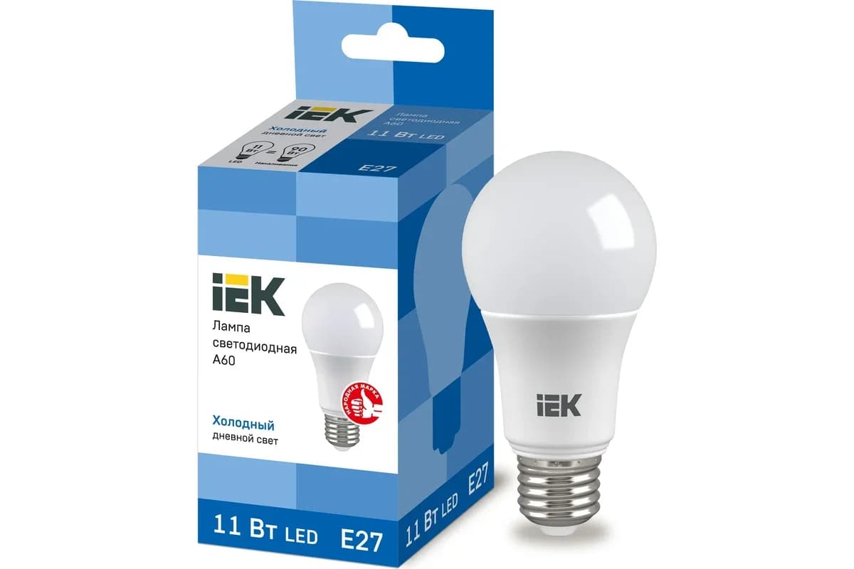 Diodlu işıq lampasıA60 kürə 11Vt230V 6500K E27 İEK
