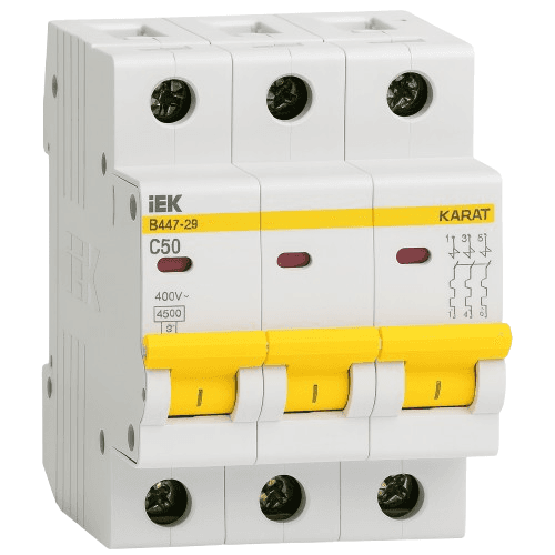 Avtomatik elektrikaçarı ВА47-29 3Р50А 4,5кА С İEK