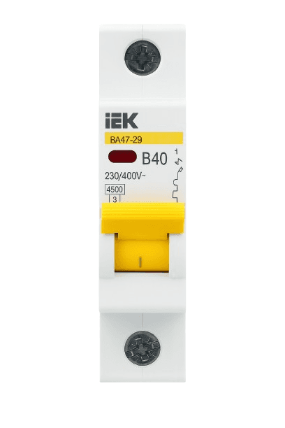 Avtomatik elektrikaçarı ВА47-29 1Р40А 4,5кА х-ка В İEK