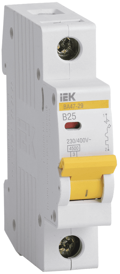 Avtomatik elektrikaçarı ВА47-29 1Р25А 4,5кА С İEK