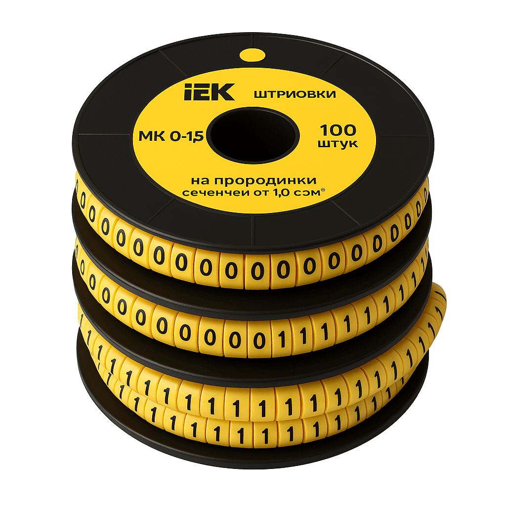 Kabel markeri MK0-1.5mm işərə "1" İEK
