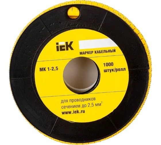 Kabel markeri MK1-2.5mm işərə "6" İEK