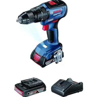 Drel batareyalı GSB 18V-50 2x2.0Ah BOSCH